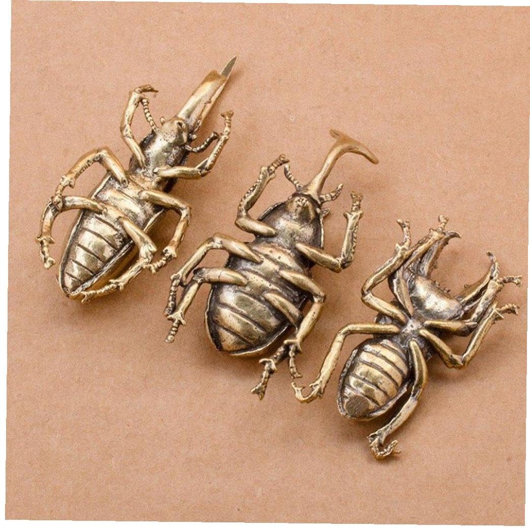 Amazon.co.jp: Vepoty 昆虫 アンティーク ブロンズ カブトムシ